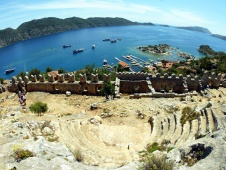 Vista del teatro Castillo Simena