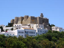 El castillo de la isla de Patmos