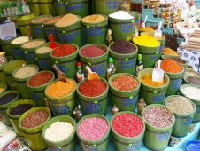 Mercados de especias en Fethiye Paspatur
