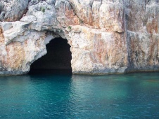 Cueva Azul, también conocida como Cueva de los Piratas
